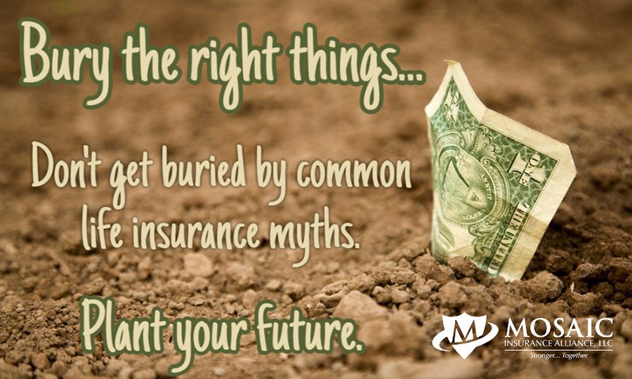 Blog Post - Bury the Right Things Text Over an Image of a Dollar Being Burried in the Sand