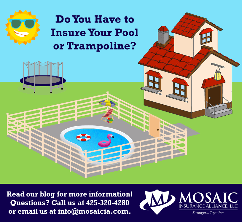 Mosaic Insurance: do you need trampoline or pool insurance?