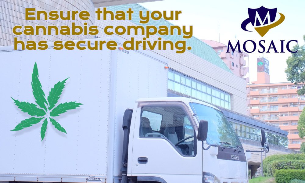 Blog Featured Image - Secure Driving for Your Cannabis Business - Cannabis Truck Parked At A Warehouse
