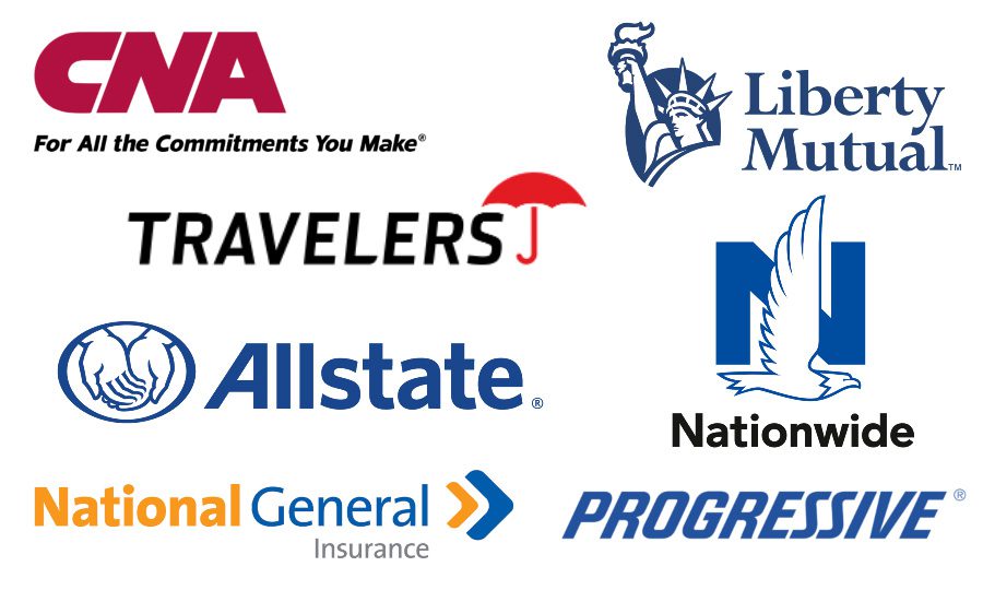 Commercial Auto Insurance Top Carriers-CNA-Liberty Mutual-Travelers-Allstate-Nationwide-National General-Progressive