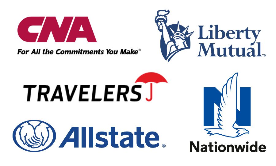 General Liability Insurance Top Carriers-CNA-Liberty Mutual-Travelers-Allstate-Nationwide