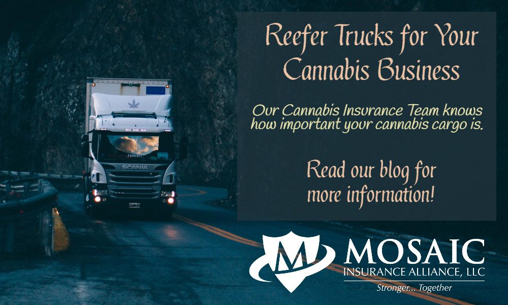 Blog - Large Truck Driving Down Road With Message About Reefer Trucks