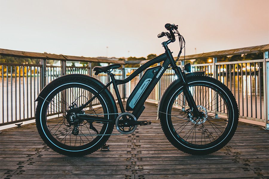 E-Bike Insurance - Portrait Shot of a E-Bike on a Boat